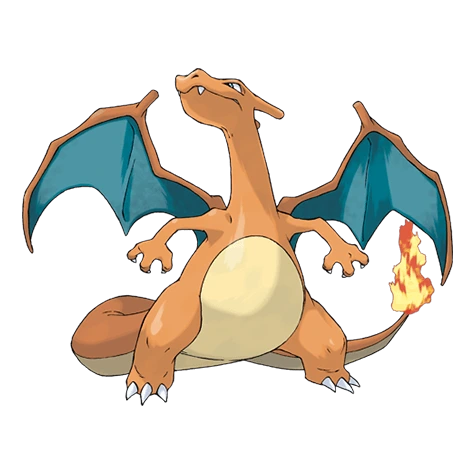 Charizard. Charizard flies around the sky in search of powerful opponents. It breathes fire of such great heat that it melts anything. However, it never turns its fiery breath on any opponent weaker than itself.